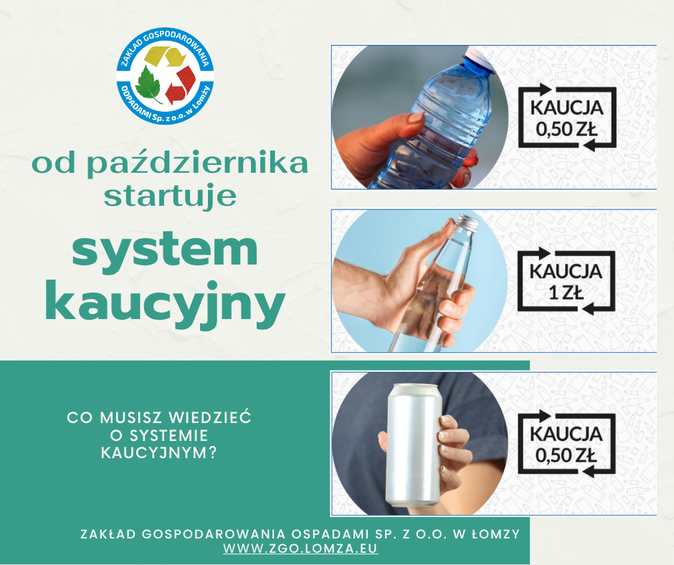 Od października startuje system kaucyjny opakowań na napoje.